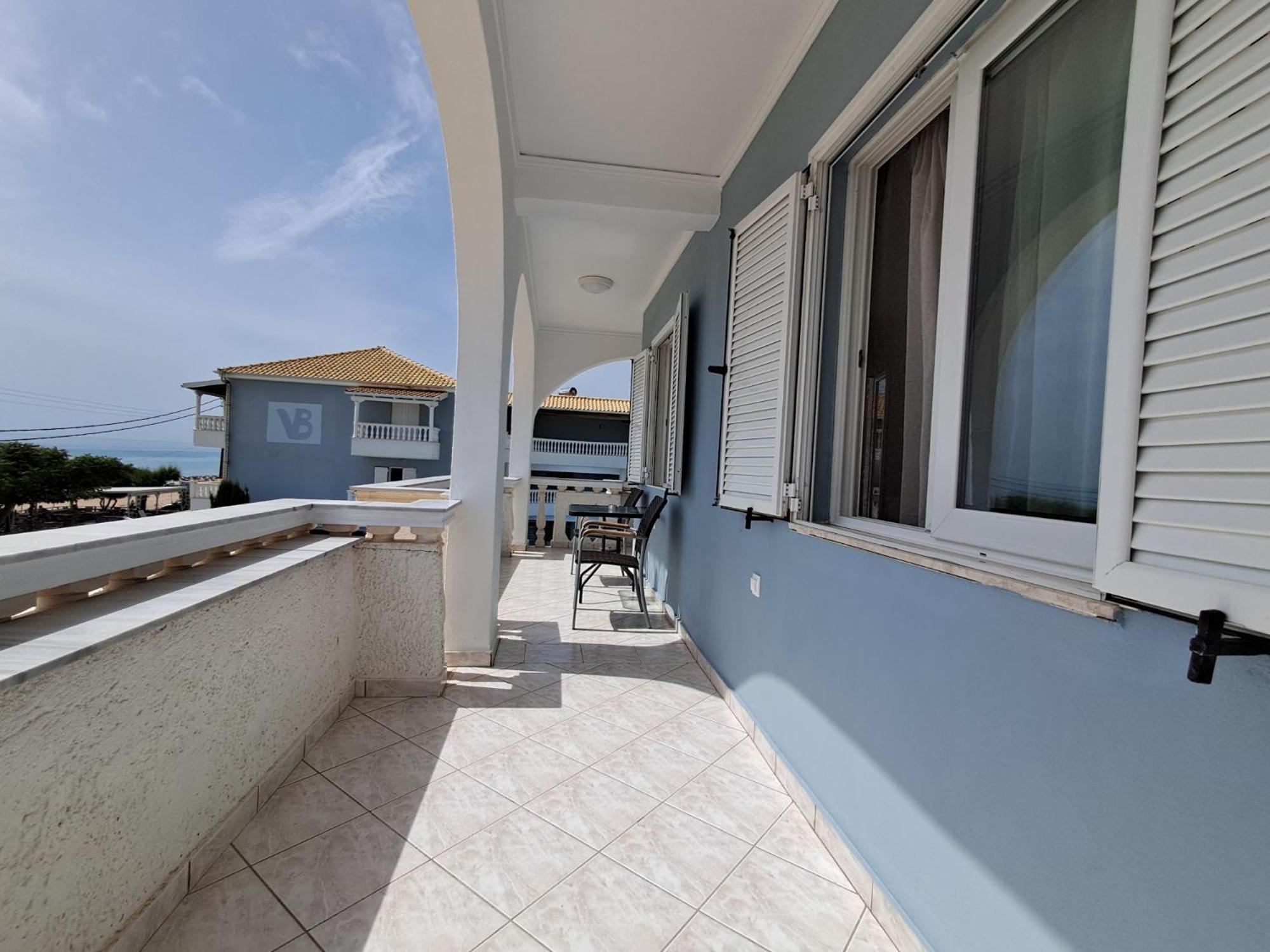 Sigma Hotel Paralia Vrachou Bagian luar foto