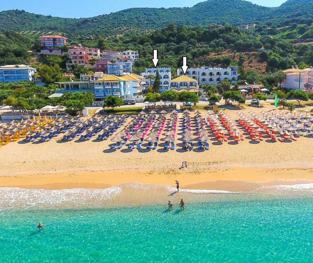 Sigma Hotel Paralia Vrachou Bagian luar foto
